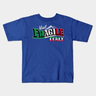 Visit Fragile Italy Kids T-Shirt